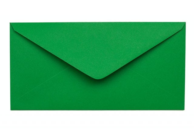 Buste DIN lunghe, verde intenso