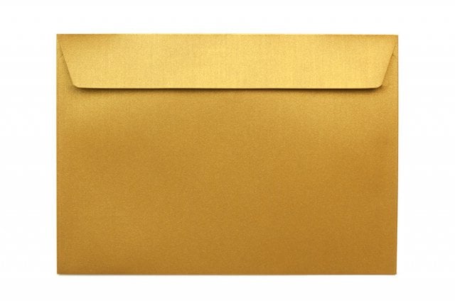 Buste DIN C5 adesive, oro