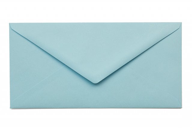 Buste DIN lunghe, blu chiaro