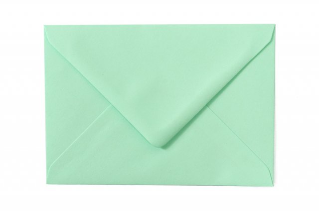 Buste DIN C6, verde pastello