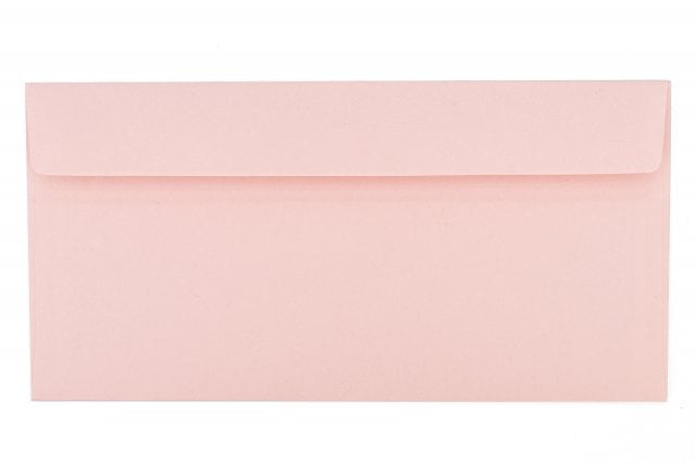 Buste DIN lunghe adesive, rosa pallido