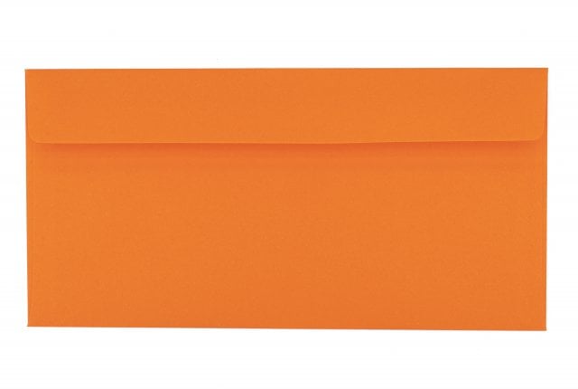 Buste DIN lunghe adesive, arancione