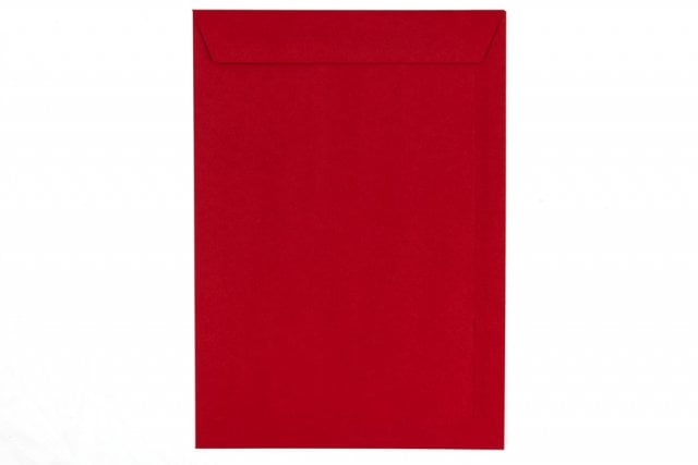 Buste DIN C4 adesive, rosso scuro