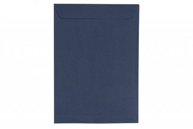 Buste DIN C4 adesive, blu scuro