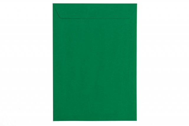 Buste DIN C4 adesive, verde scuro
