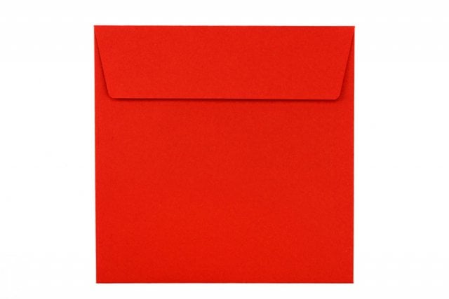 Buste quadrate 160x160 mm, rosso