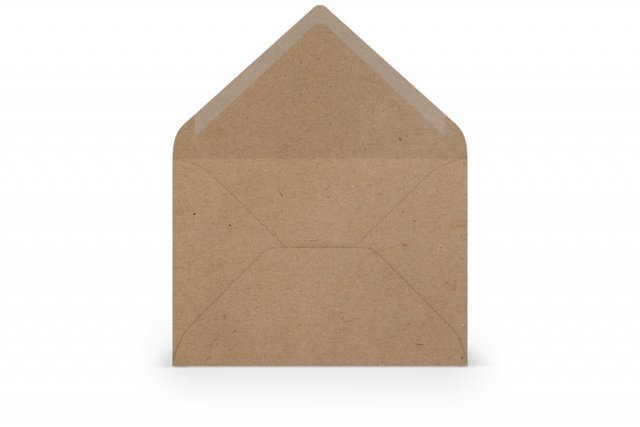 Buste DIN B6, carta kraft