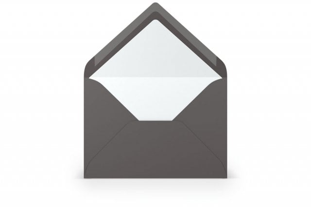Buste DIN B6, foderate di grigio scuro