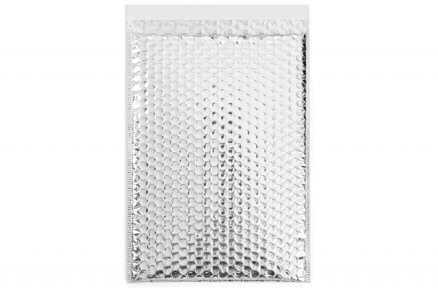 Buste DIN C4 imbottite, argento