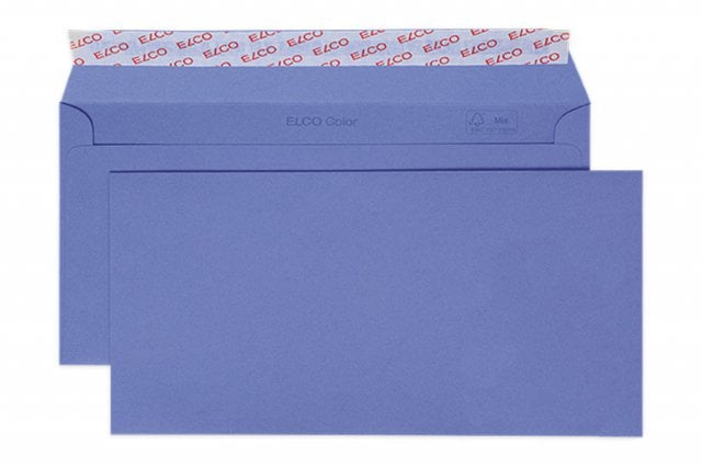 Buste Elco DIN lungo+ adesivo, viola