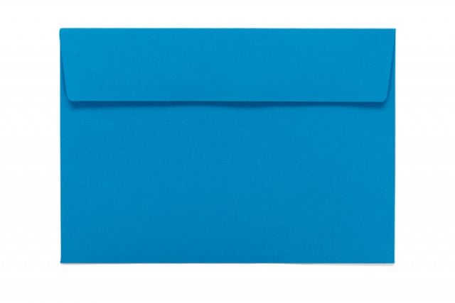 Buste DIN C6 adesive, blu