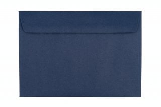 Buste DIN C5 adesive, blu scuro