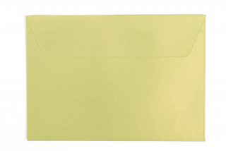 Buste DIN C6 adesive, verde chiaro madreperlato