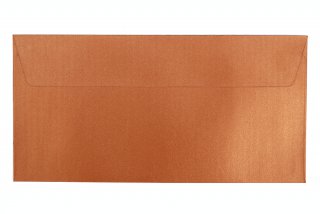 Buste DIN lungo adesivo, rame madreperlato