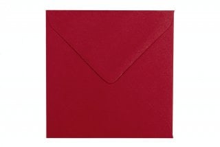 Buste quadrate 130x130 mm, rosso scuro