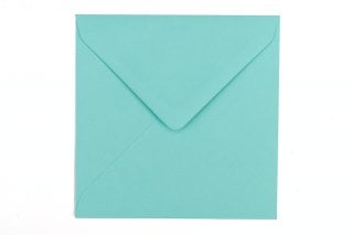 Buste quadrate 130x130 mm, blu-verde