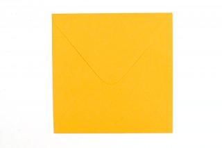 Buste quadrate 155x155 mm, giallo intenso