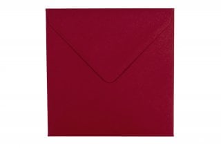 Buste quadrate 155x155 mm, rosso scuro