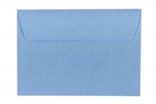Buste DIN C6 adesive, blu