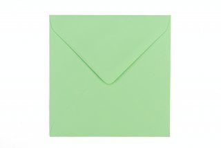 Buste quadrate 130x130 mm, verde chiaro