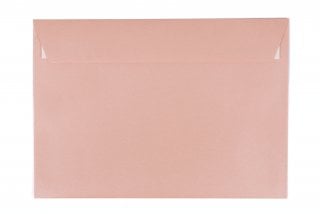 Buste DIN C5 adesive, rosa madreperla