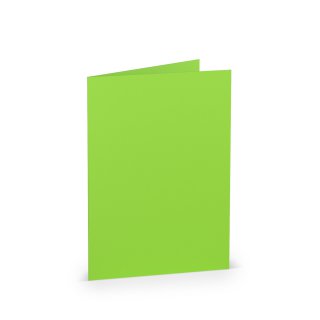Cartoncini pieghevoli DIN A6, verde chiaro