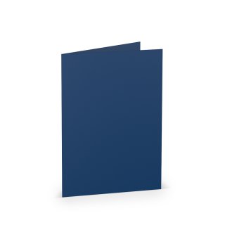 Cartoncini pieghevoli DIN A6, blu scuro
