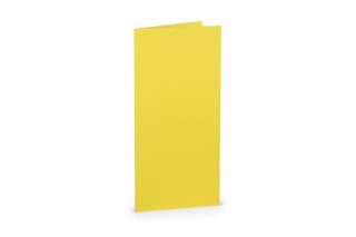 Carte pieghevoli DIN lunghe, giallo oro
