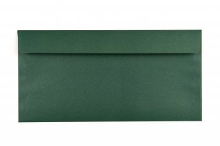 Buste DIN lunghe adesive, stampa verde scuro