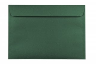 Buste DIN C5 adesive sensibili alla pressione, stampa verde scuro