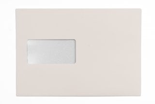 Buste DIN C5 adesive con finestra, stampa crema
