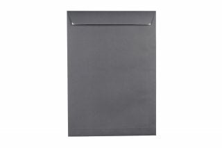 Buste DIN C4 adesive sensibili alla pressione, stampa grigio scuro