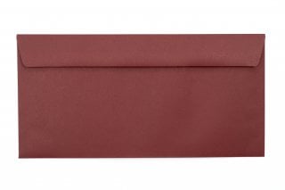 Buste DIN lungo+, stampa rosso scuro