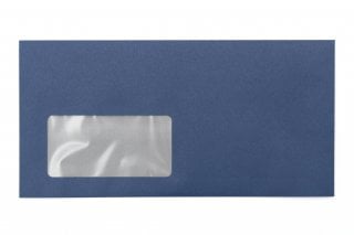 Buste DIN lungo+ con finestra, stampa blu scuro