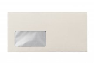 Buste DIN lungo+ con finestra, stampa crema