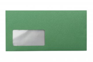 Buste DIN lungo+ con finestra, stampa verde