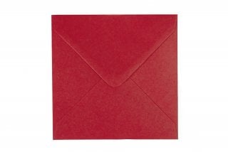 Buste quadrate 140x140 mm, rosso scuro