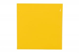 Buste quadrate 220x220 mm, giallo