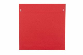 Buste quadrate 220x220 mm, rosso