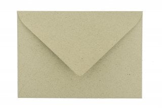 Buste DIN C7, carta da erba