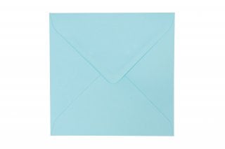 Buste quadrate 155x155 mm, blu pastello
