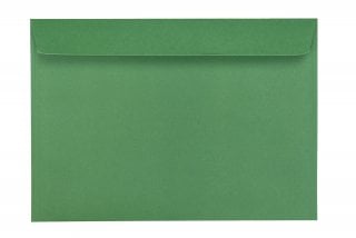 Buste DIN C5 adesive, stampate in verde