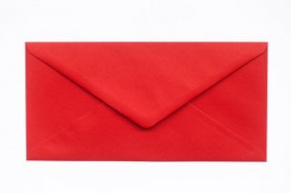 Buste DIN lunghe, rosse