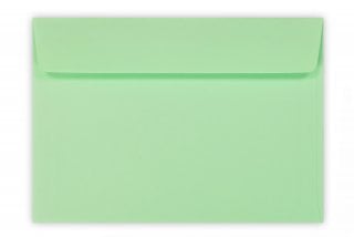 Buste DIN C6 adesive, verde chiaro