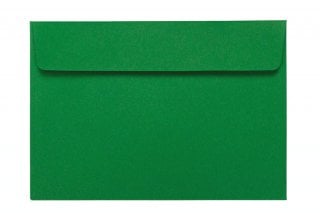 Buste DIN C6 adesive, verde scuro