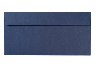 Buste DIN lunghe adesive, blu scuro