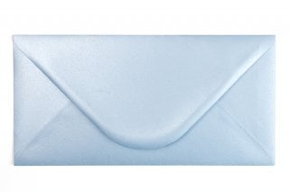 Buste DIN lunghe, madreperla azzurra