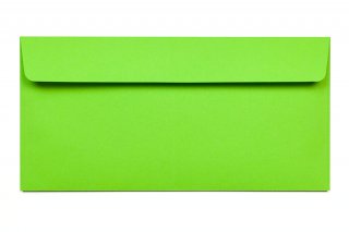 Buste DIN lunghe adesive, verde intensivo