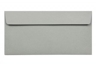 Buste DIN lunghe adesive, grigio