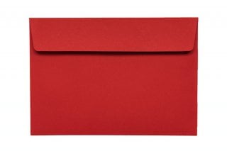Buste DIN C6 adesive, rosse